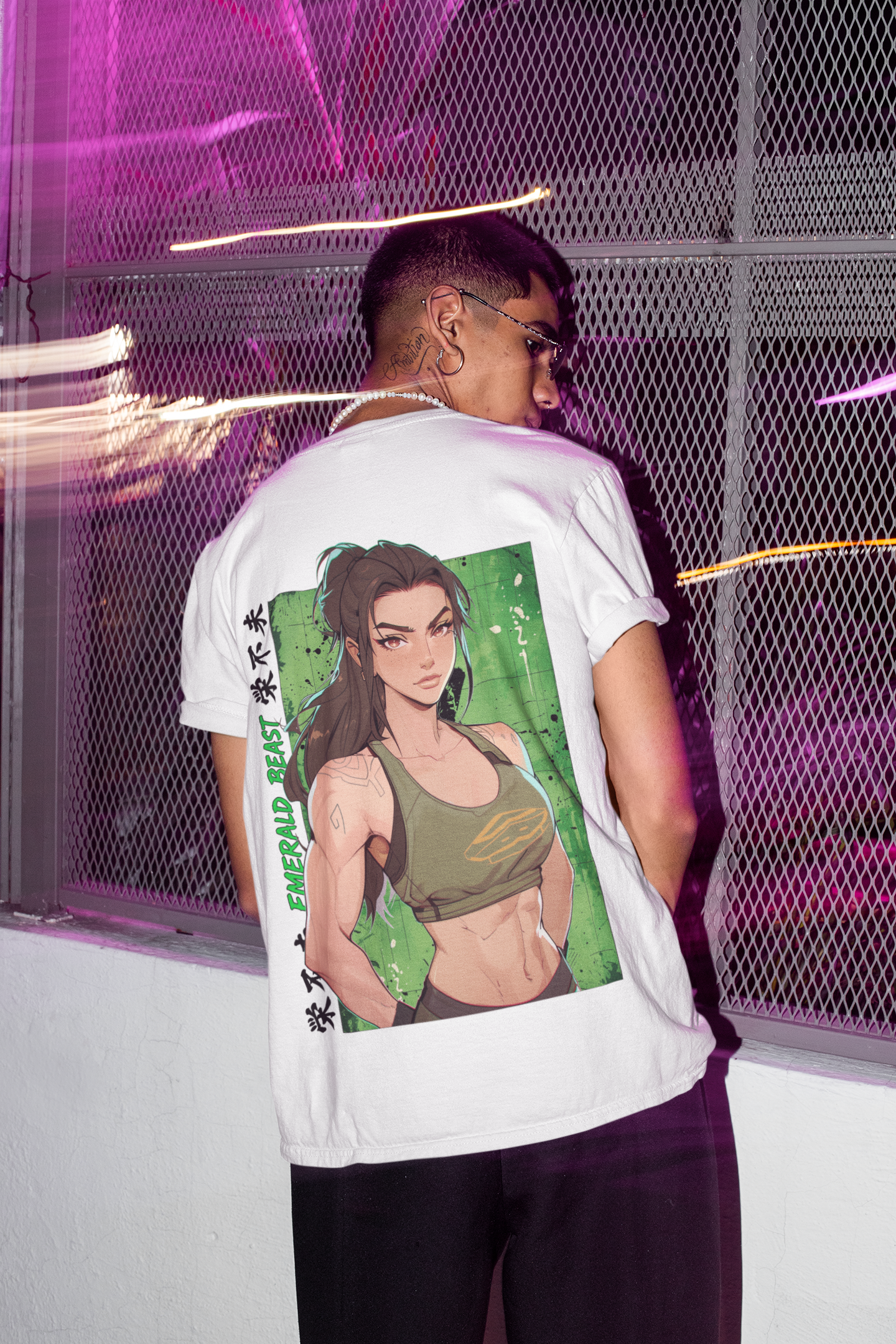 Emerald Beast – T-shirt premium unisexe streetwear & fitness