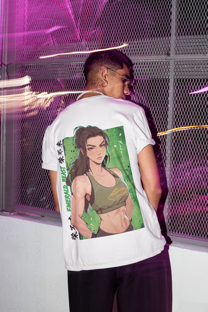 Emerald Beast – T-shirt premium unisexe streetwear & fitness