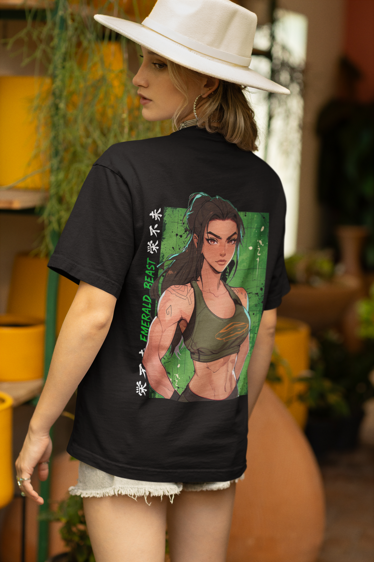 Emerald Beast – T-shirt premium unisexe streetwear & fitness