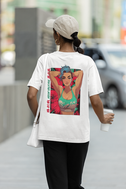 Neon Valkyrie – T-shirt premium unisexe streetwear & fitness
