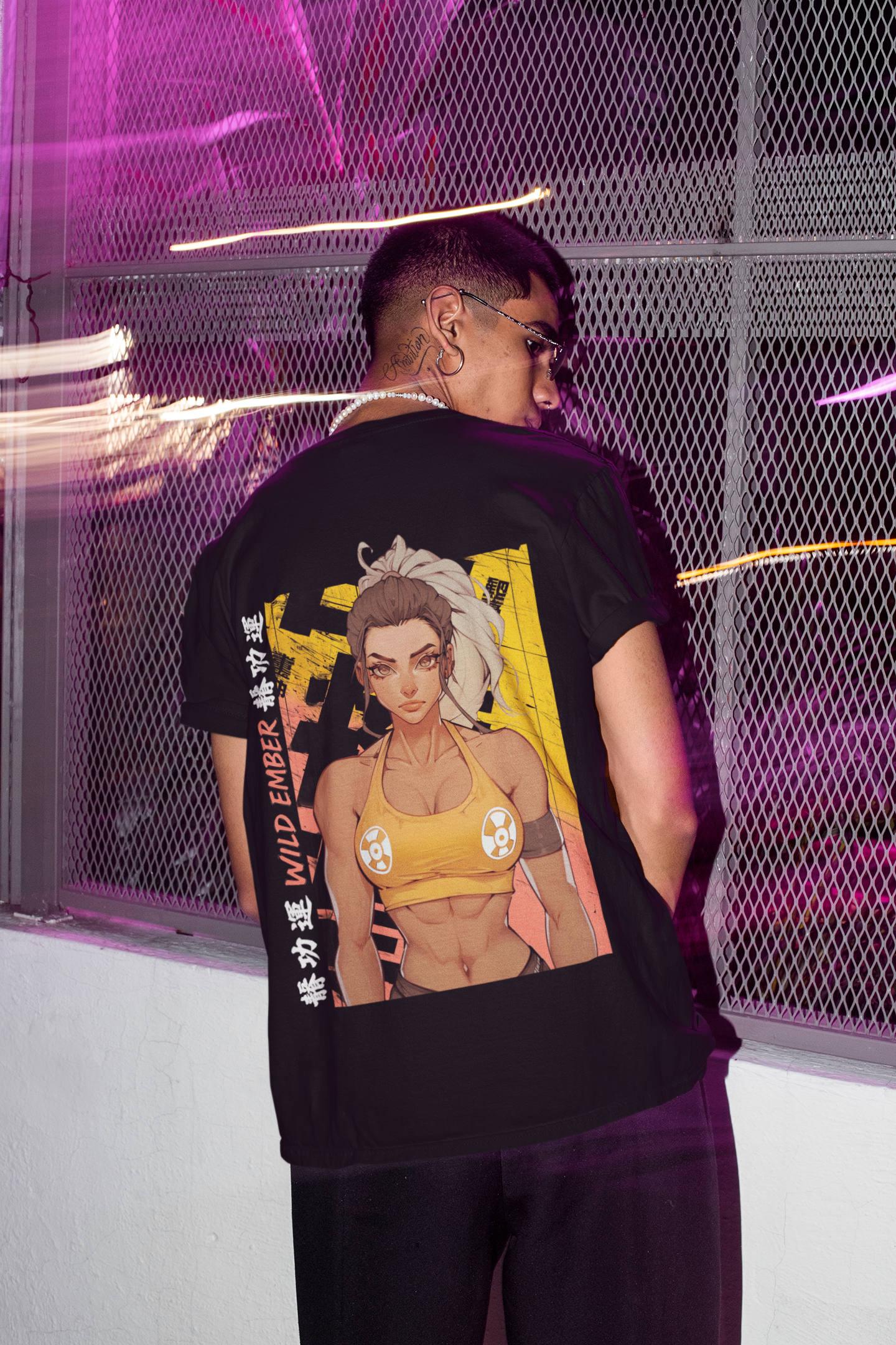 Wild Ember – T-shirt premium unisexe streetwear & fitness