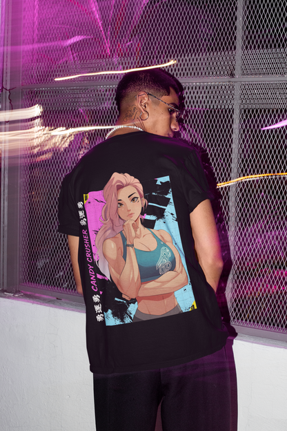Candy Crusher – T-shirt premium unisexe streetwear & fitness