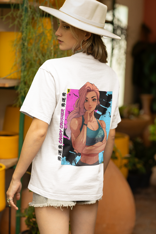 Candy Crusher – T-shirt premium unisexe streetwear & fitness
