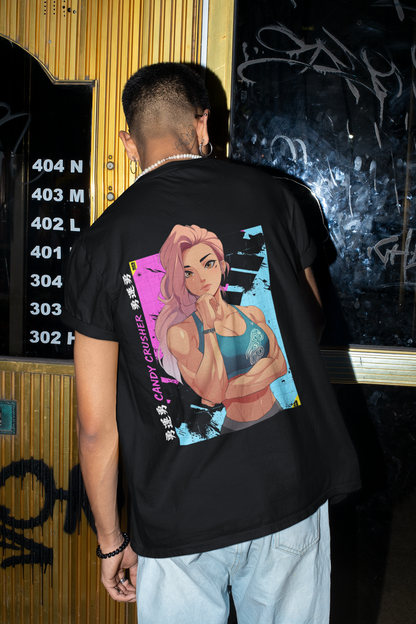 Candy Crusher – T-shirt premium unisexe streetwear & fitness