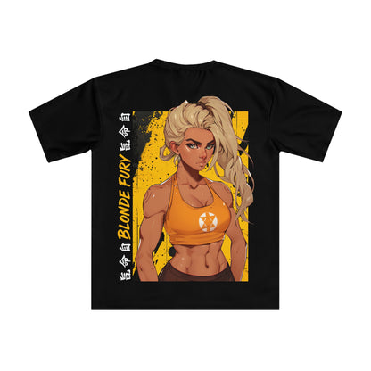 Blonde Fury – T-shirt technique d’entraînement premium