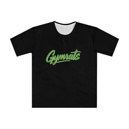 Emerald Beast anime polyester performance tee front view - deep emerald and jade green design by O'Connor