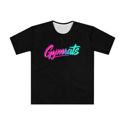 Golden Claw anime polyester performance tee front view - luxurious gold and bronze design by O'Connor